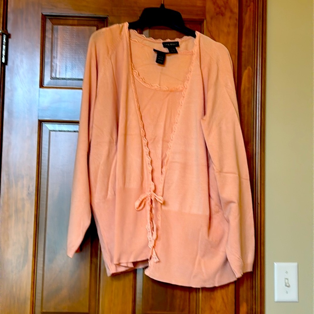 Peach Sweater set